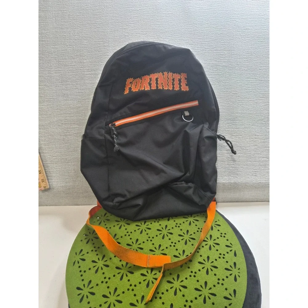 Fortnite School Backpack Kids Black Graphic Logo with 15